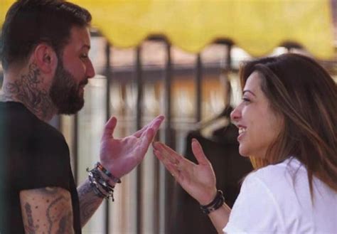Foto di Nunzia Sansone e Arcangelo Bianco alla presentazione di Temptation Island