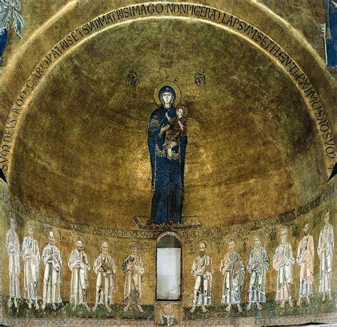 Mosaico della Vergine Odigitria nell'abside della Basilica di Torcello