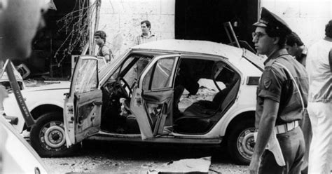 Luogo dell'attentato a Rocco Chinnici