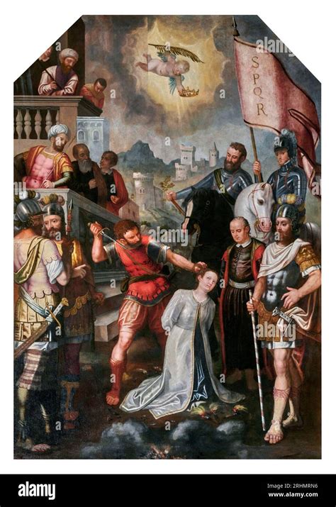 rappresentazione di Sant'Agata nel martirio