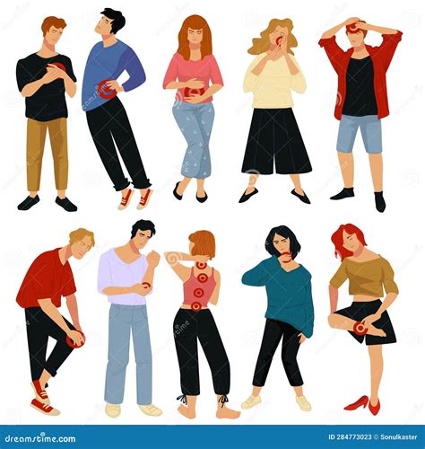 illustrazione medievale di persone affette da ergotismo