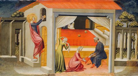 Affresco raffigurante il miracolo delle tre fanciulle