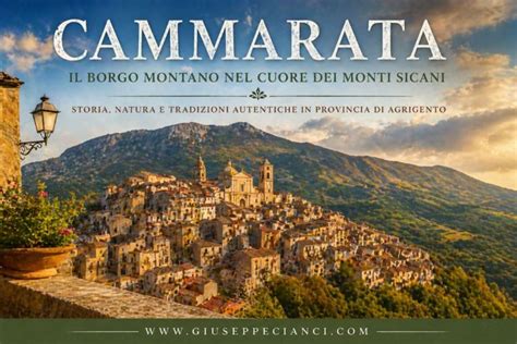 Panoramica dei Monti Sicani con il Monte Cammarata