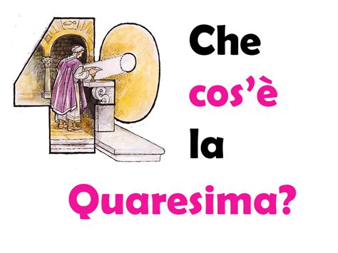 Schema grafico che illustra i 40 giorni della Quaresima, con il deserto, la preghiera e la conversione verso la luce pasquale.