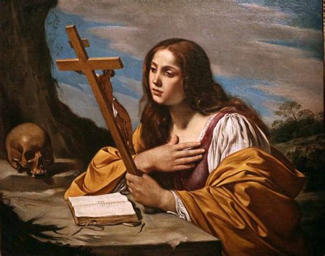 Ritratto di Maria Maddalena in preghiera o contemplazione
