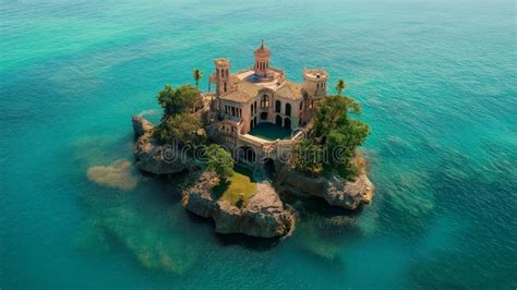 Thematic photo of a mysterious, isolated island with a religious cult
