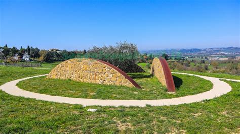 Dettaglio dei parterres e delle sculture di Francesco Quattrocchi nella Villa Belmonte