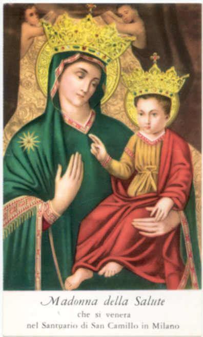 Affresco o mosaico della Madonna Salute degli Infermi
