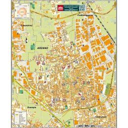 Mappa di Arzano con evidenziate le nuove circoscrizioni parrocchiali