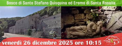 Veduta panoramica dell'Eremo di Santa Rosalia immerso nel bosco della Quisquina.