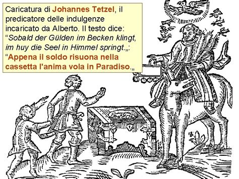 Rappresentazione di Johann Tetzel che vende indulgenze