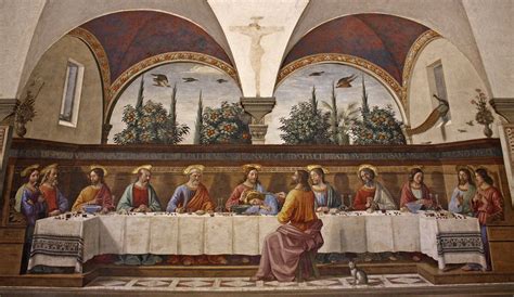 Domenico Ghirlandaio: tre esempi di Ultima Cena in ordine cronologico (Badia a Passignano, Ognissanti, San Marco)