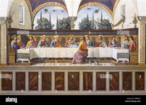 L'Ultima Cena di Domenico Ghirlandaio nel refettorio di Ognissanti