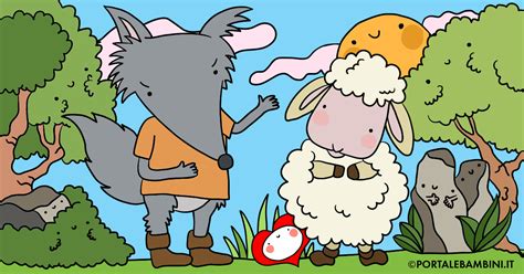 illustrazione del lupo e dell'agnello che vivono in pace, come nel sogno di Isaia