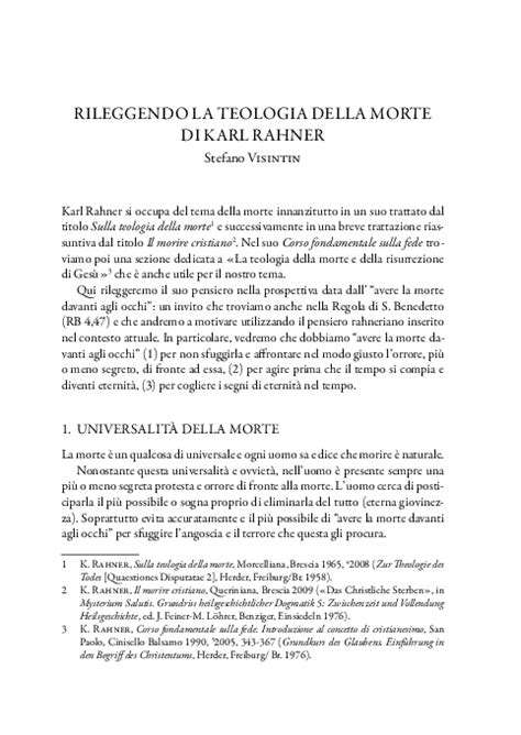 Schema concettuale della teologia di Rahner