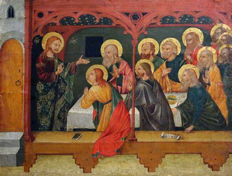 icona di Cristo Risorto con gli apostoli