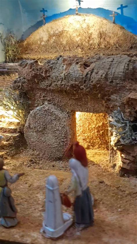 Diorama di Pasqua o rappresentazione artistica della Passione