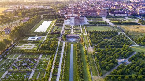 Panoramica aerea del complesso delle Residenze Reali Sabaude a Torino