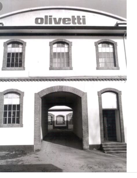 Foto storica dello stabilimento Olivetti di Ivrea