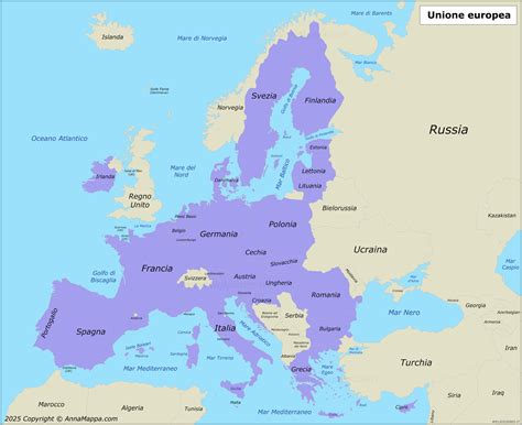Mappa dell'Europa con evidenziate le aree di origine e diffusione del movimento dei Fratelli