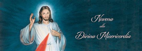 Schema dei nove giorni della Novena alla Divina Misericordia