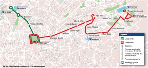 Mappa con indicazioni dei percorsi bus per Via del Burano a Cagli