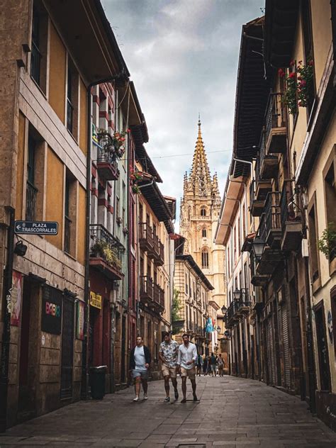 Mappa del centro storico di Oviedo con i principali punti di interesse