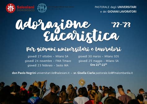 Un gruppo di giovani e universitari durante un'attività pastorale