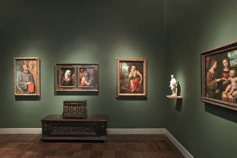 Sala espositiva del Museo Poldi Pezzoli con i ritratti di Lutero e Katharina von Bora