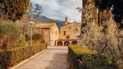 Vista esterna del Santuario di San Damiano ad Assisi