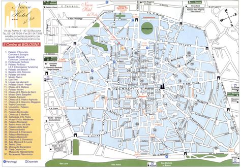 Mappa interattiva del centro di Bologna con l'indicazione delle dieci Porte storiche coinvolte nel percorso artistico di ART CITY.