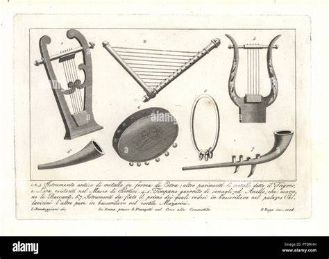illustrazione di strumenti musicali ebraici antichi