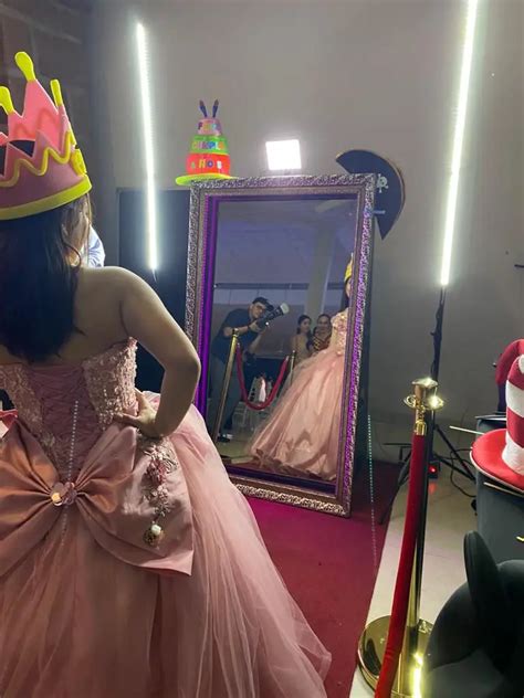 Immagine di un Magic Mirror in un evento