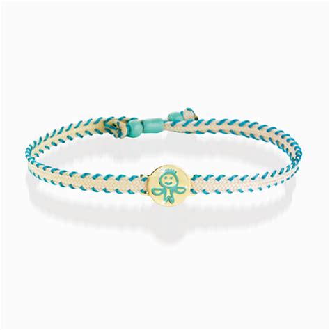Immagine di un bracciale Le Bebé della collezione Zodiaco con un simbolo zodiacale in primo piano