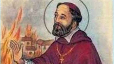 iconografia di San Marcellino Vescovo di Ancona con il Vangelo e le fiamme