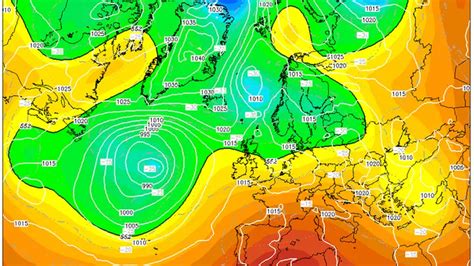 Mappa meteorologica generale con icone di tempo