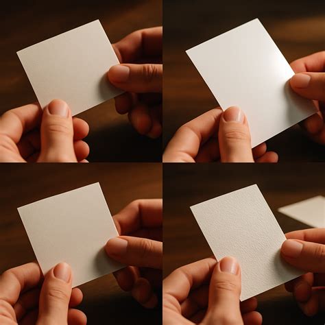 Esempio di diverse texture di carta per biglietti d'auguri