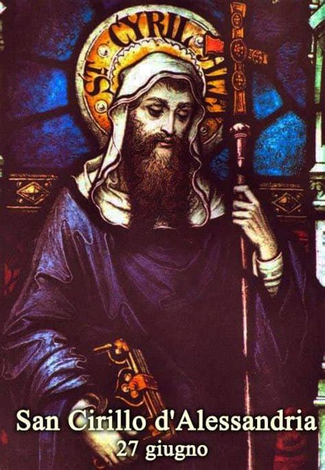 Ritratto di San Cirillo di Alessandria, Dottore della Chiesa