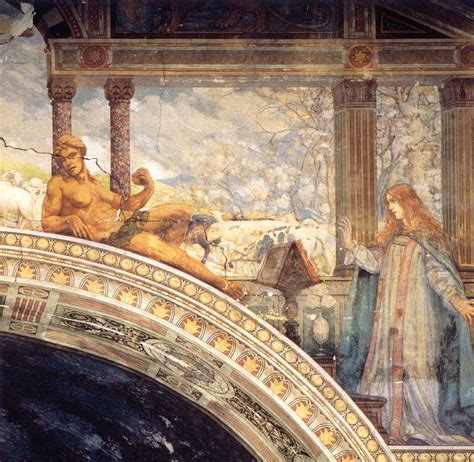 Dettaglio di un'opera d'arte di Augusto Mussini, 
