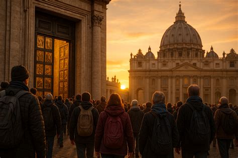 Fedeli riuniti in Piazza San Pietro per la chiusura del Giubileo