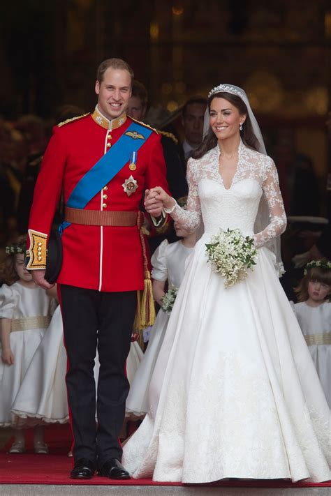 Foto dell'abito da sposa di Catherine Middleton
