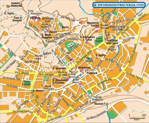 Mappa della Diocesi di Bergamo con evidenziate le principali zone interessate dalle nomine sacerdotali