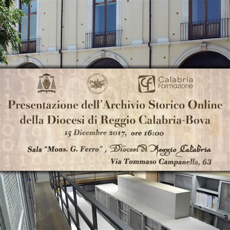 Inventario dei registri parrocchiali della diocesi di Reggio Calabria-Bova