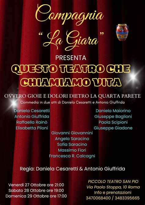 Locandina o immagine promozionale del concerto-testimonianza presso il Cinema Teatro San Pio