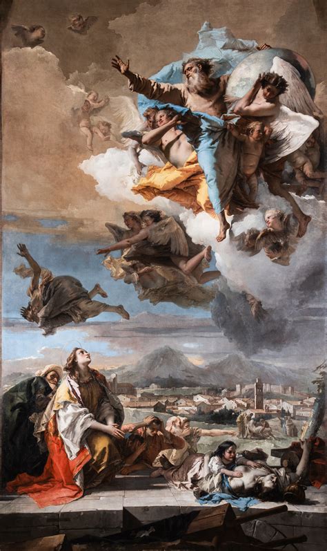 pala di santa tecla di giambattista tiepolo nel duomo di este