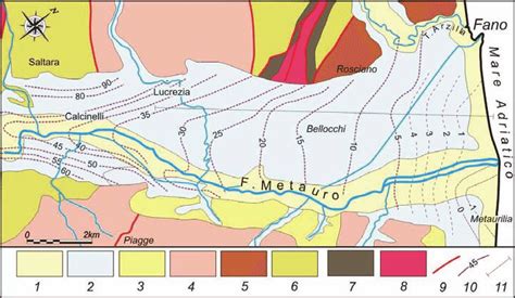 Schema geologico dei terreni della Valle Isarco con indicazione dei depositi morenici
