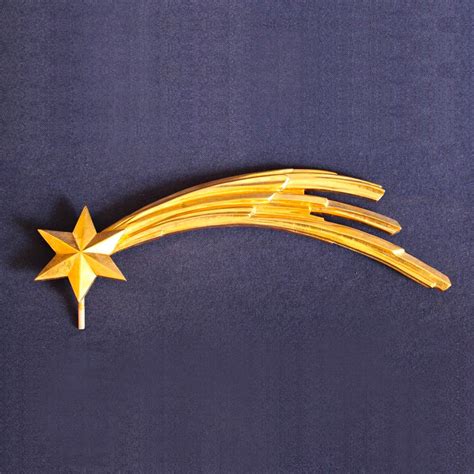 Capanna del presepe con una stella cometa stilizzata