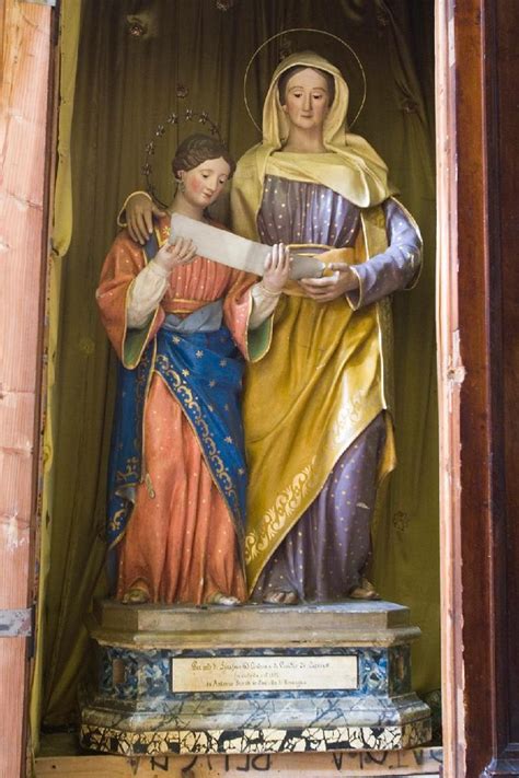 Immagine della reliquia di Sant'Anna o di un'icona raffigurante Sant'Anna con Maria