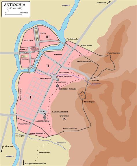 Mappa dell'antica Antiochia