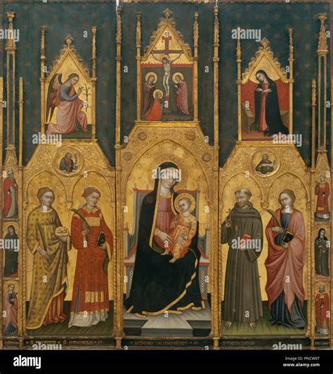 Dettaglio della tela d'altare di Giovan Martino Teschio raffigurante la Vergine e i Santi protettori